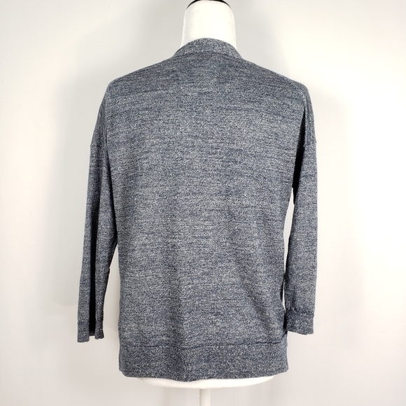 J Crew Merino Wool/Linen Blend V-neck Sweater - Picture 5 of 7